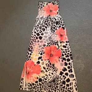 Strapless Maxi Dress